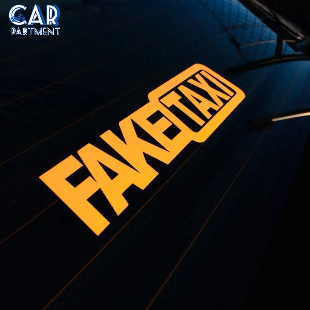 

Self Adhesive Vinyl Durable Reflective Car Sticker Waterproof Fake Taxi Car Sticker For Bmw Ford Toyota Vw Honda Kia Opel Kia