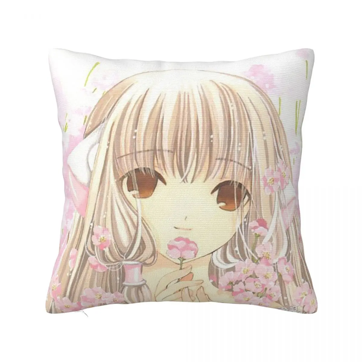 

Chi Chobit аниме плед Чехол для подушки наволочка декоративная манга красивая кукла наволочка для подушки Чехол для дома квадрат 18 дюймов