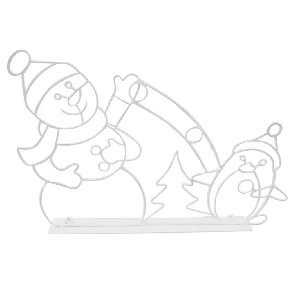 

Декоративная рамка Рождественская забавсветильник световая гирлянда рамка снежки борьба анимация светящаяся рамка уличное украшение для ...