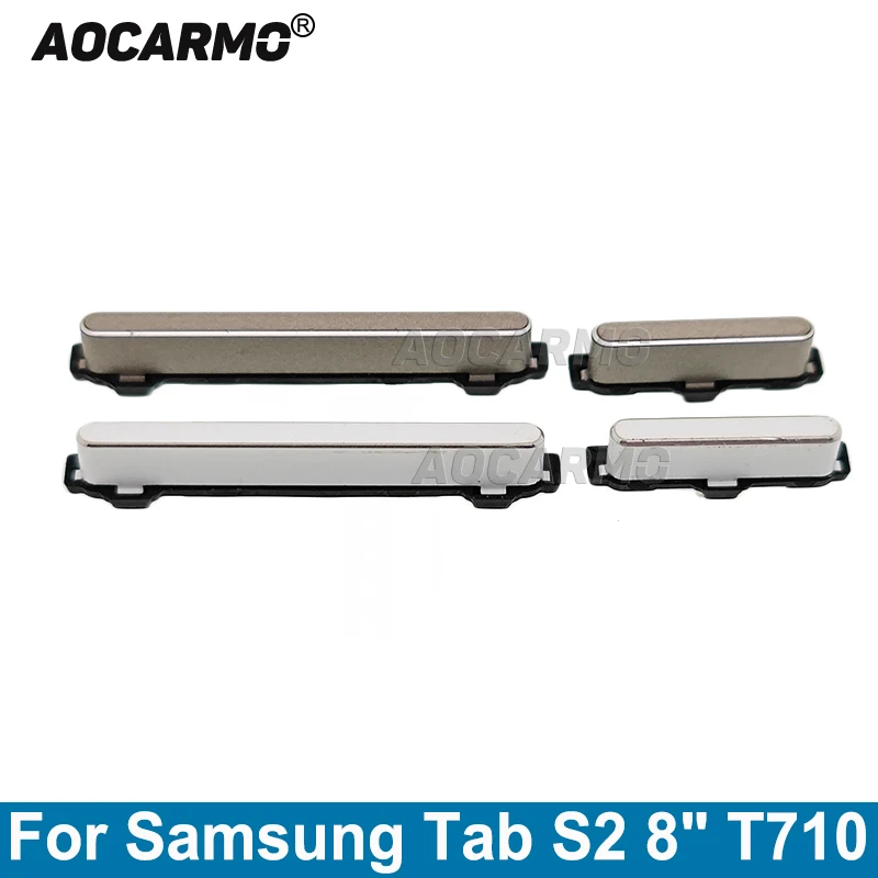 

Aocarmo For Samsung GALAXY Tab S2 T710 8.0 Inch Power On Off Volume Buttons Side Key Replacement Part