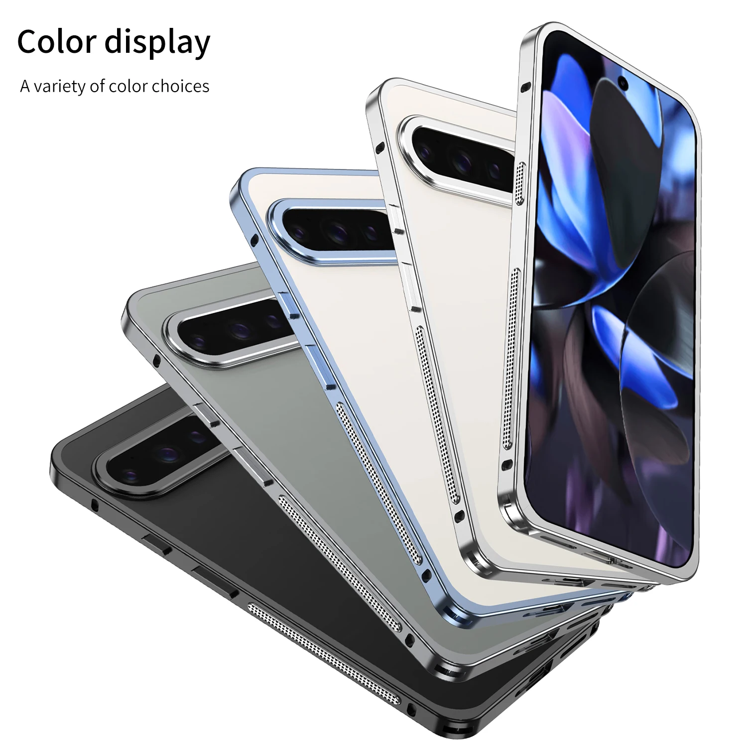 Для Google Pixel 8 9 10 Pro XL 7pro Авиационная рамка из алюминиевого сплава, бампер, чехол для телефона, металлический объектив, рассеивание тепла, противоударный чехол (art.: 3920cec6ef3bf) - 3920cec6ef3bf