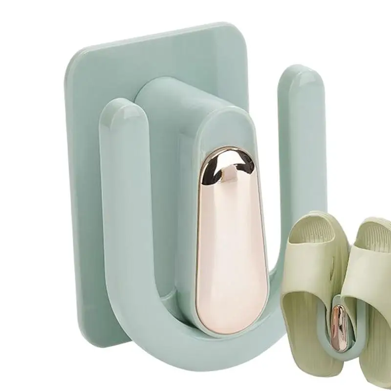 

Slipper Rack Strong Load-Bearing Bath Towel Hooks Bath Towel Hooks Bathroom Hooks For Towel Shower Wall Coat Slipper