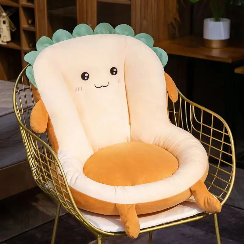 Фото Подушка на сиденье Futon, детская Милая цельная подушка на сиденье, подушка на спинку кресла, встроенная офисная напольная подушка №1