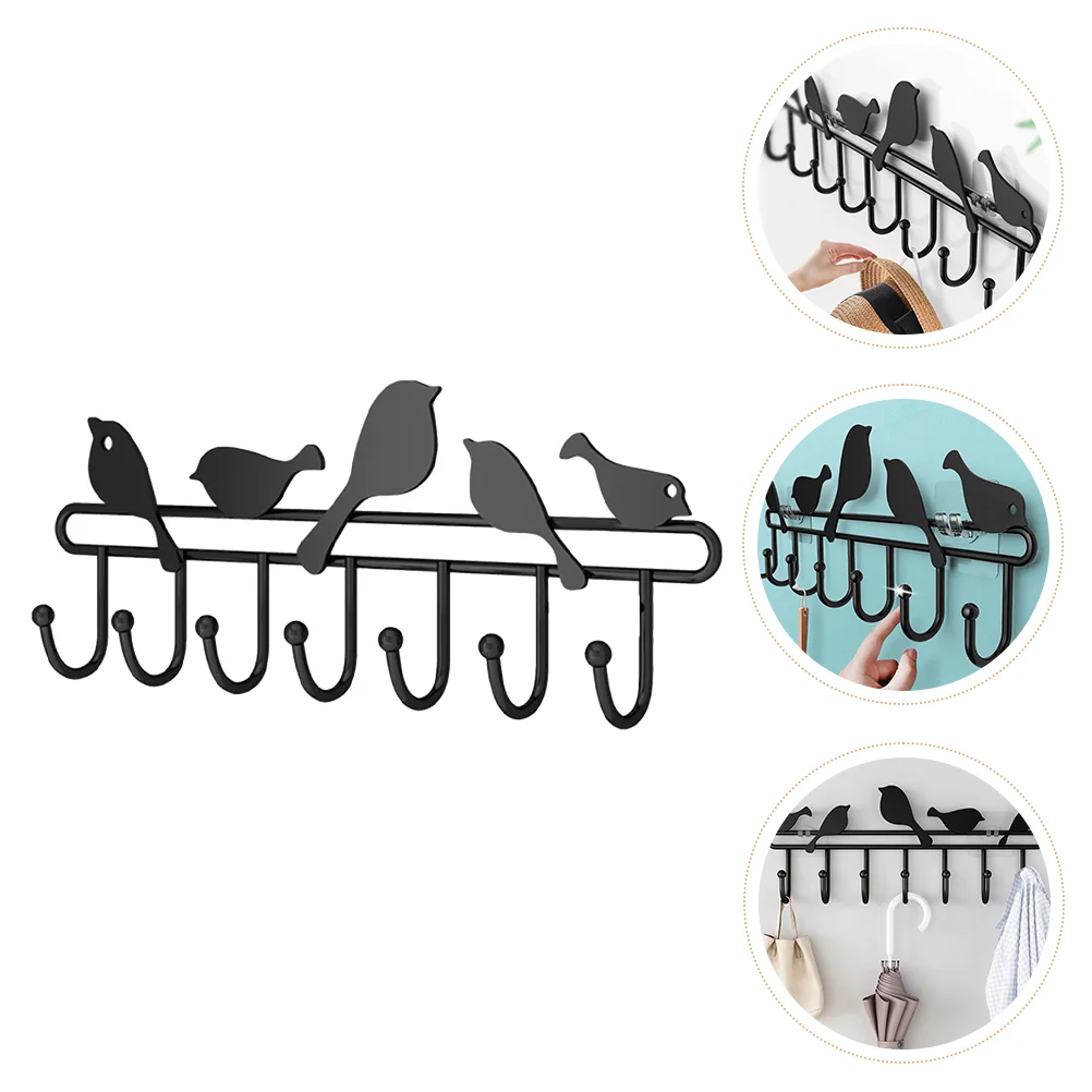 

Настенные крючки, вешалка для пальто, крючок, Декоративная вешалка с птицами, крепление для ключа с птицами, металлический декор для полотенец, вешалка, вешалка для ванной, кухни