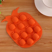 pineapple pattern cake mould ice cube silicone mold bar party drink jelly mold tray freeze maker mould kitchen accessories