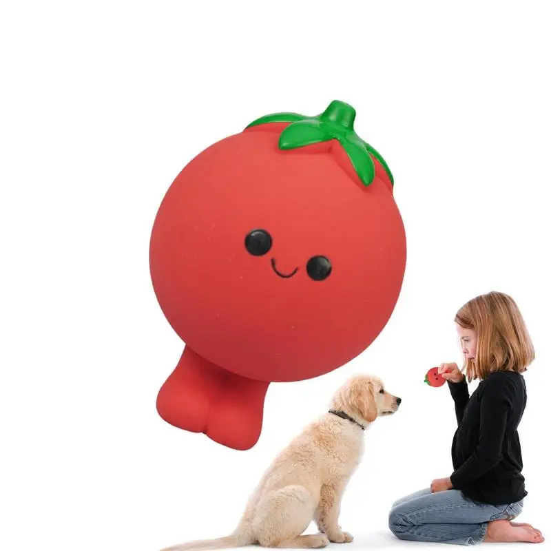 

Latex Dog Squeaky Toys Latex Soft Dog Toys Chewing Squeaky Toy Fetch Play Balls Toy For Puppy Small Pets Dog Accessories
