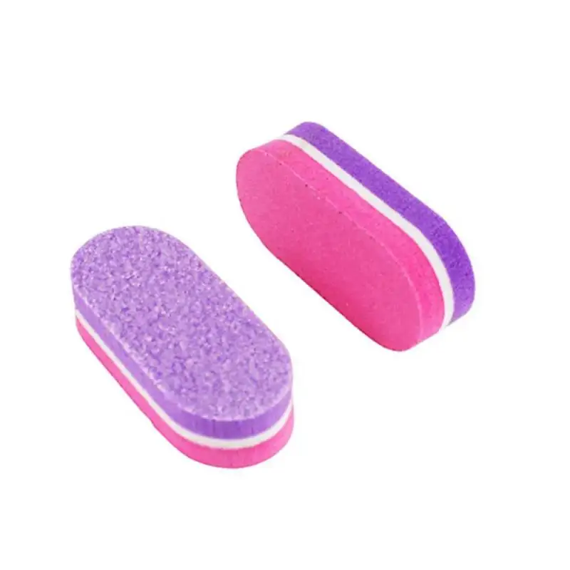 1/3/5Pcs Lot Double-sided Mini Nail File Blocks Clipper Trimmer Professional Colorful Sponge Polish Sanding Buffer Strips