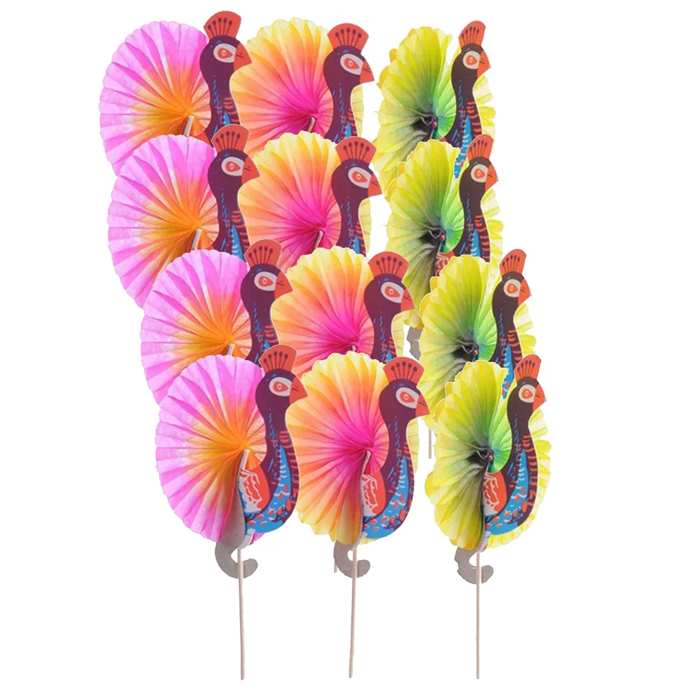 

Picks Cocktail Toothpicks Hawaiian Fruit Toppers Party Drink Dessert Sticks Decorative Cupcake Umbrellas Supplies Cake Umbrella