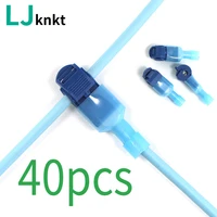 40pcs quick electrical cable connectors snap splice lock wire terminals crimp %d0%ba%d0%bb%d0%b5%d0%bc%d1%8b %d0%b4%d0%bb%d1%8f %d0%bf%d1%80%d0%be%d0%b2%d0%be%d0%b4%d0%be%d0%b2 t tap blue insulated disconnect