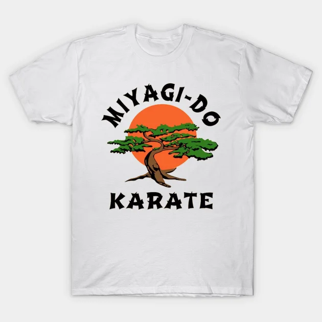 

2021 Men/Women's Summer Whhite Street Fashion Hip Hop Miyagi Do Karate T-shirt Cotton Tees Short Sleeve Tops