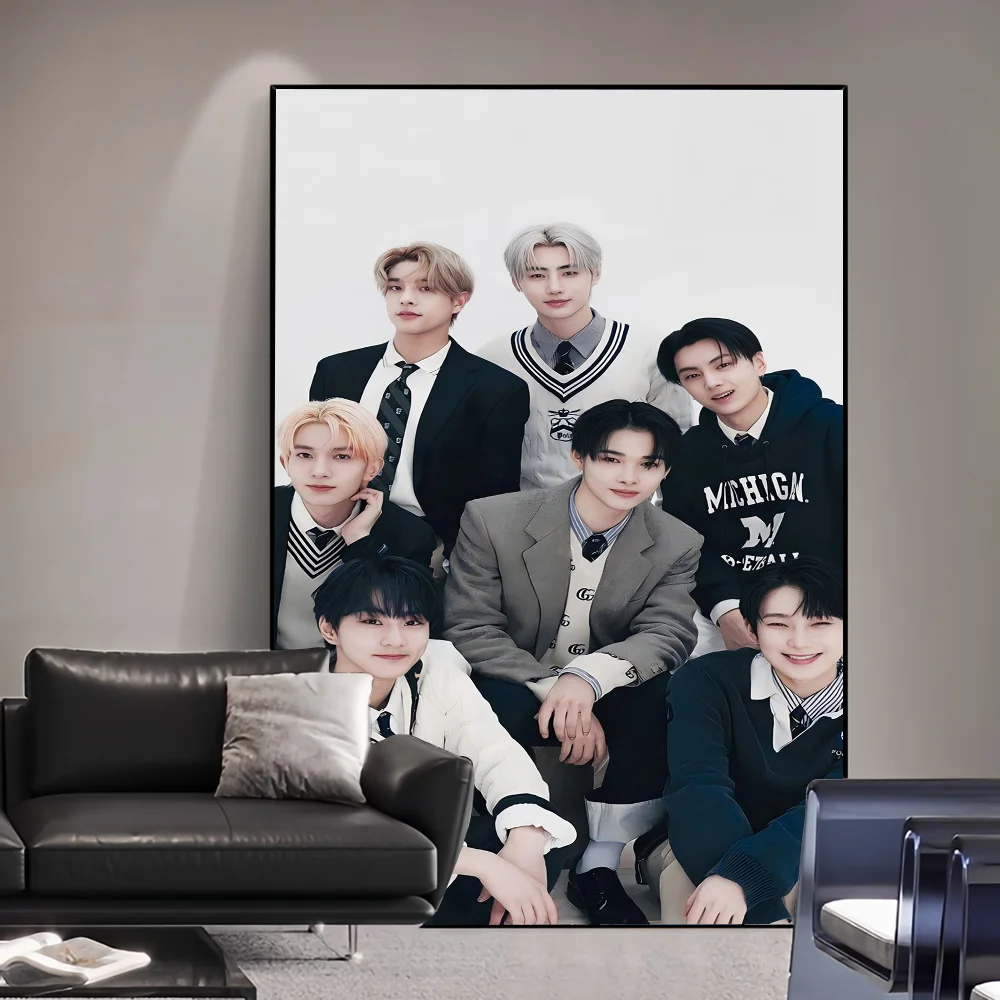 E-ENHYPEN DIY липкий постер белая бумага принты плакаты произведения искусства