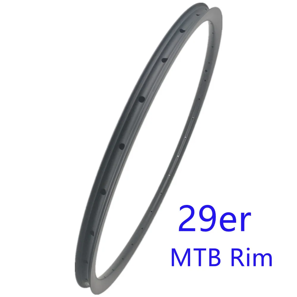 

297g Super Light Carbon MTB Rim 29er Carbon Rim Asymmetric Mountain Bicycle Carbon Rim 28x25mm Tubeless MTB Bike Rim