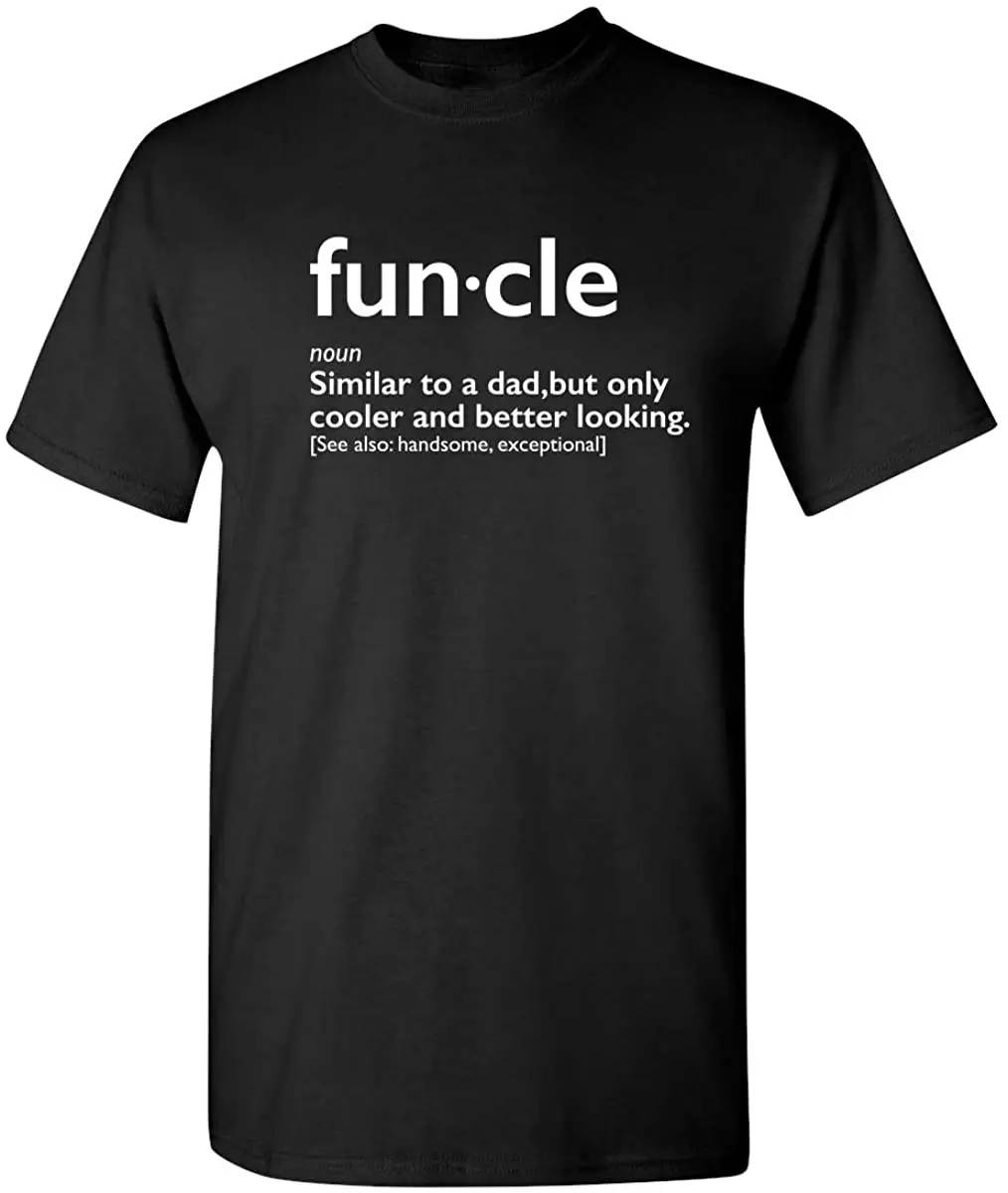

Funcle Gift for Uncle Graphic Novelty Sarcastic Mens Very Funny T Shirt