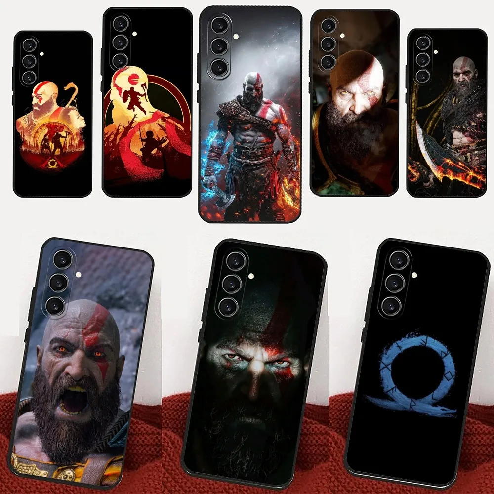 Чехол для телефона K-Kratos God of War-S Samsung Galaxy A13 21s 22 31 32 52 53 71 80 91 Черный мягкий чехол