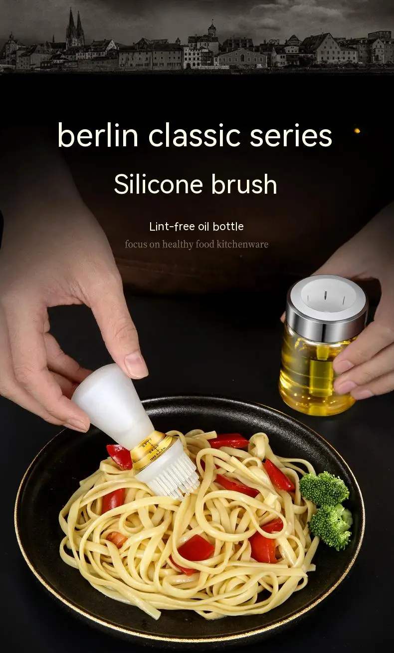 Портативный Силиконовый диспенсер для жидкого масла, бутылка для барбекю, Аксессуары для выпечки, кисти для жидкого масла
