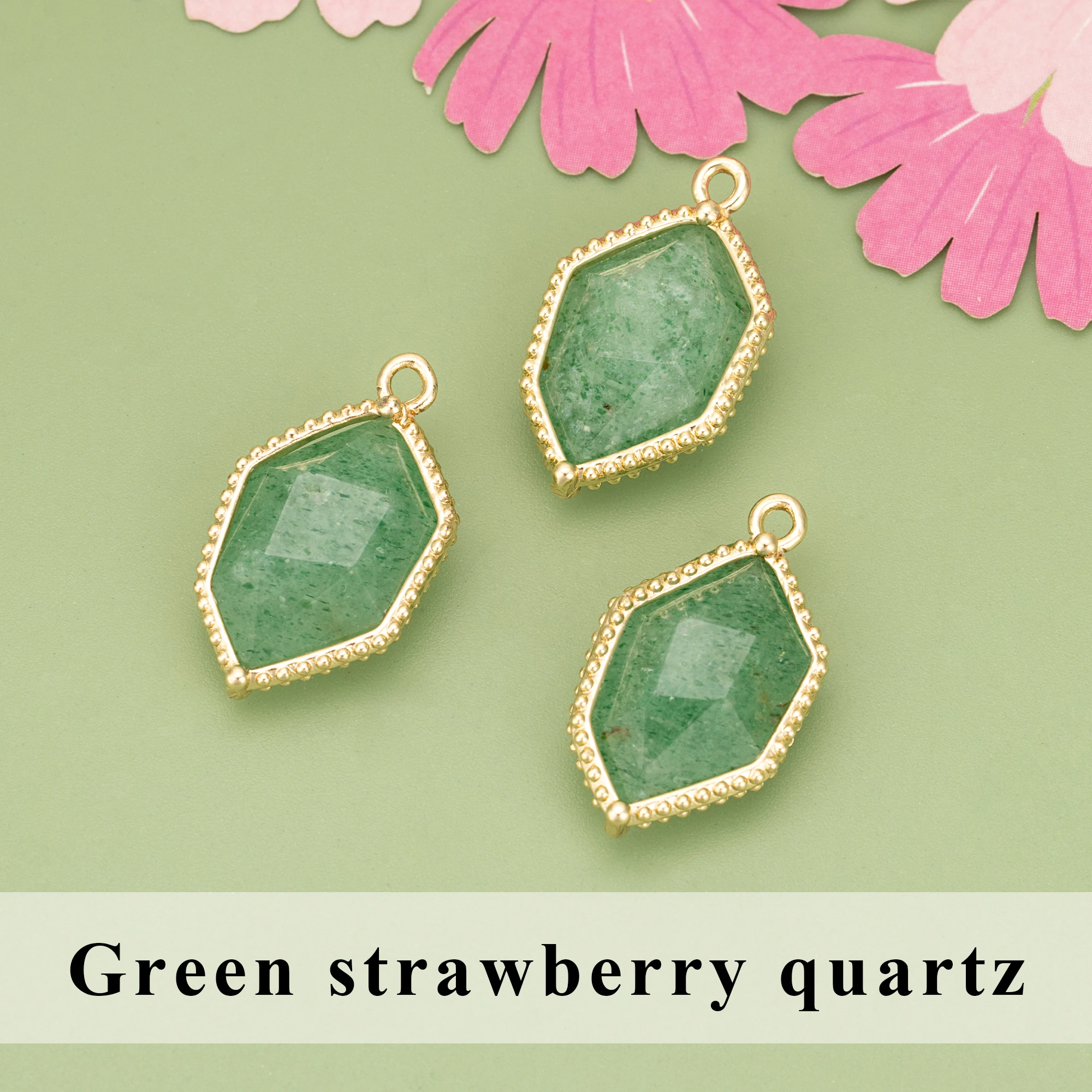 YEGUI MD76 аксессуары для ювелирных изделий позолота 18 карат медь натуральный камень