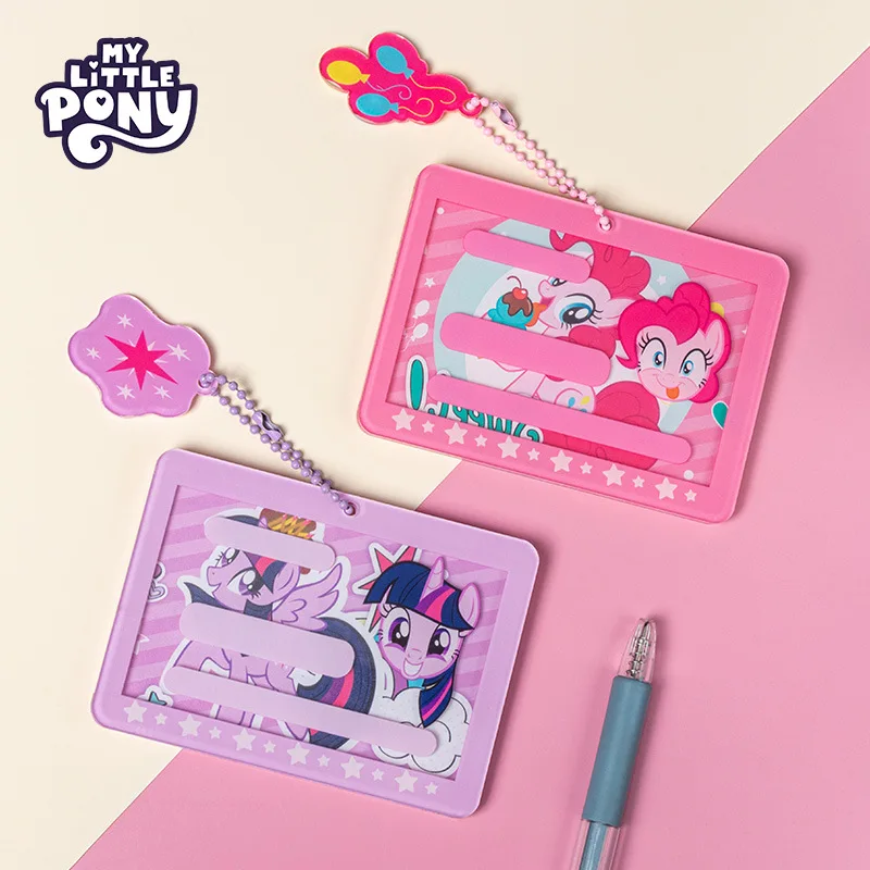Фото Милый аниме-держатель для карт My Little Pony, чехол для студенческого удостоверения, защитный чехол для проездного и карты питания, держатель для рабочего пропуска для девочек №2