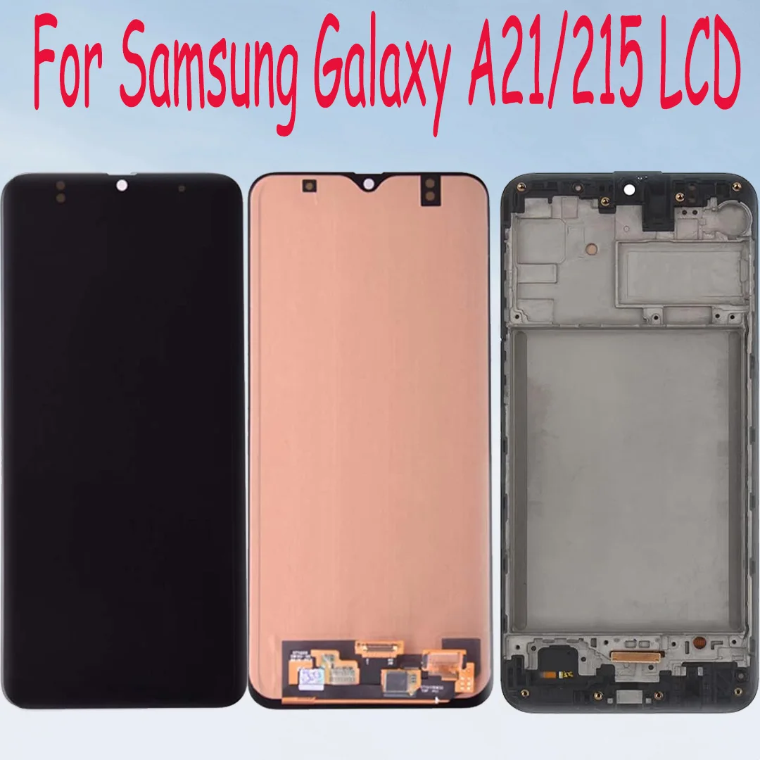 ЖК-дисплей Super AMOLED M21 6,4 дюйма для Samsung Galaxy M21 2020 ЖК-дисплей M215 дисплей SM-M215F/DS ЖК-экран сенсорный датчик дигитайзер в сборе