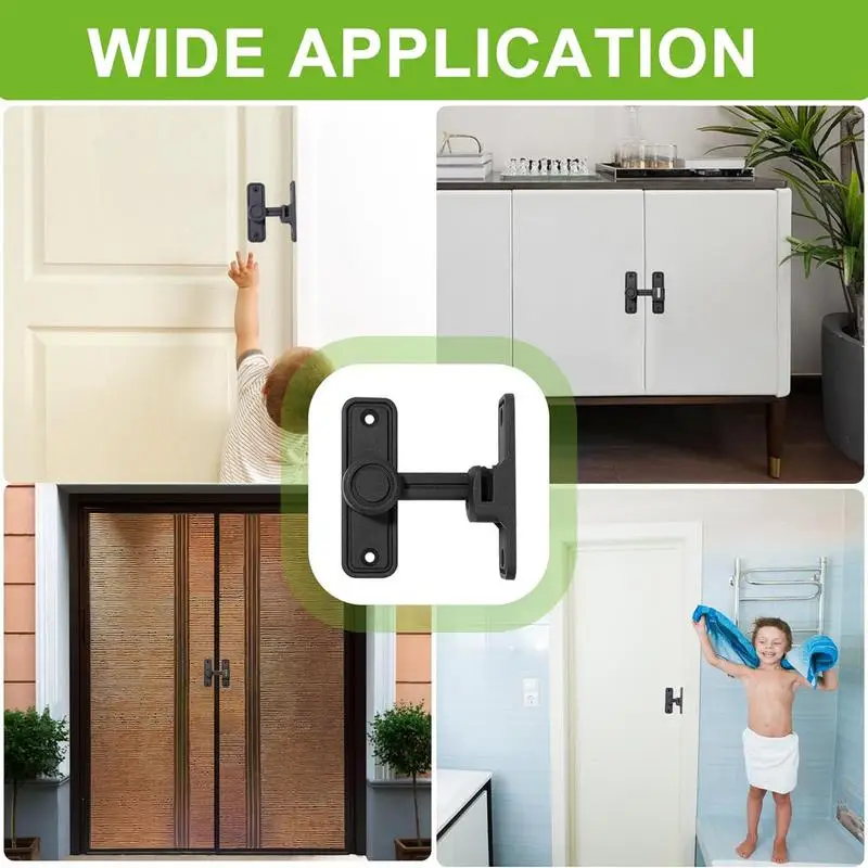 이불 Blokada bramy 90/180 stopni Wytrzymały zatrzask do drzwi stodoły Odporny na zużycie zamek rdzę garażowych