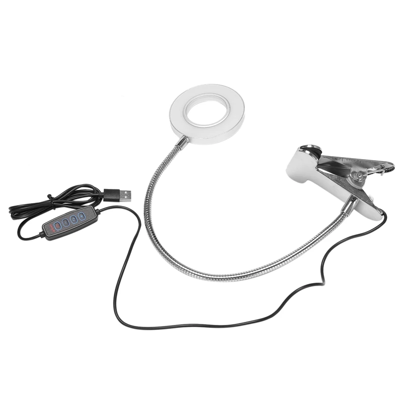

5W Led Clip On Light/Reading Light/Bed Light, 2-Level Brightness & 2 Color,Eye-Caring Clip On Lamp For Makeup Mirror,Desk, Bedsi