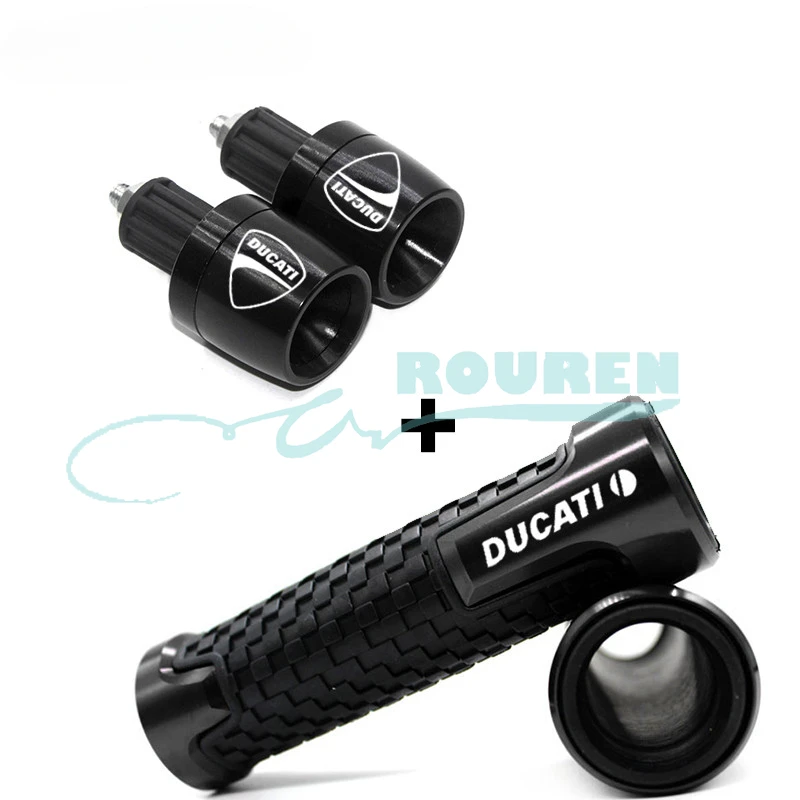 

22mm Motorcycle Accessories Handlebars Grip Cap Plug End For Ducati 848 400 MONSTER 696 821 600 620 796 695 Handle Bar Protector