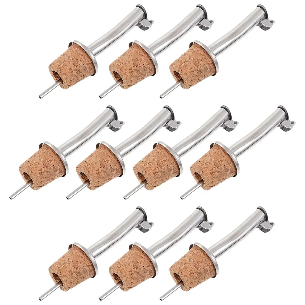 

Pourer Bottle Stopper Spout Pourers Stainless Steel Bottles Vinegar Tapered Oil Dispenser Spouts Metal Whiskey Cork