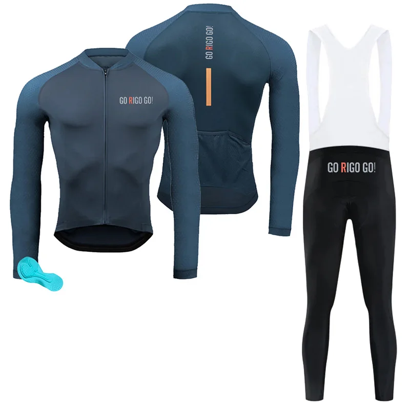 2024 осенний велосипедный комплект go rigo длинная Джерси велосипедная форма MTB