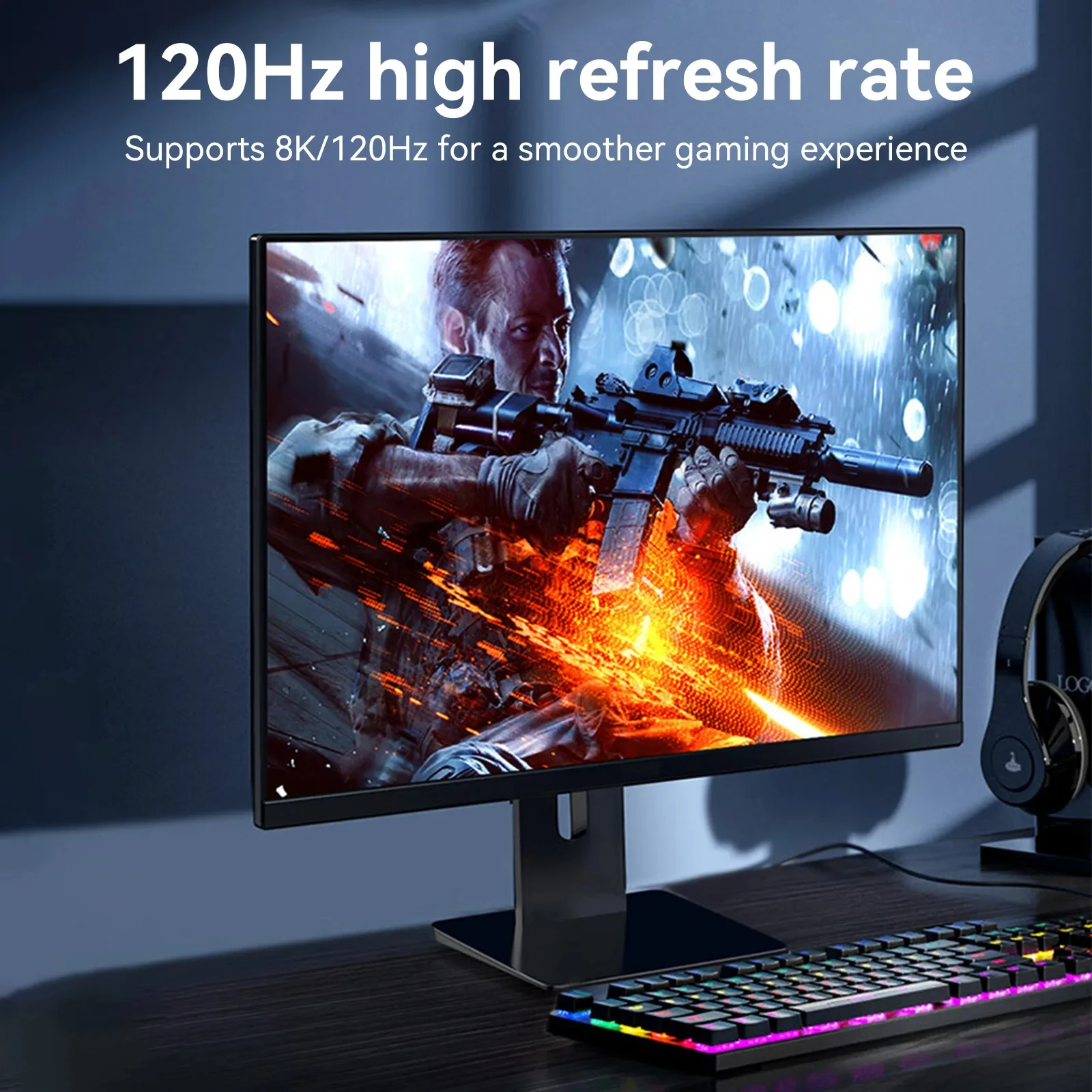 Кабель DisplayPort 16K DP 2 1 кабель 8K @ 60 Гц 4K 144 шнур высокоскоростной к для ноутбука тв Xbox
