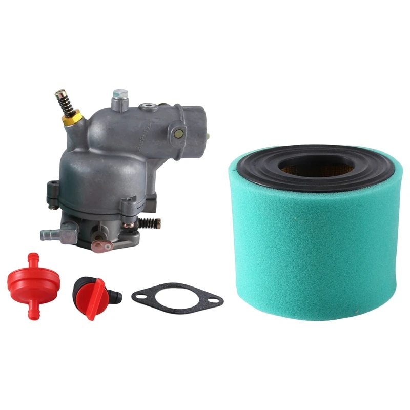 

7HP 8HP 9HP For Horizontal Carburetor Set Horsepower Horizontal Carburetor Air Filter Parts Aluminum Alloy As Shown