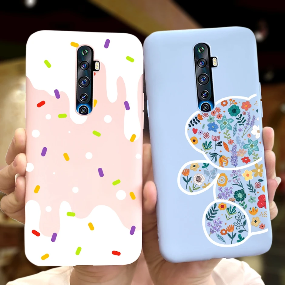 

Original Case For OPPO Reno 2 2F 2 F Protection Square Liquid Silicone For Reno2 Reno2F Soft Ultra Thin Shockproof Cover Funda