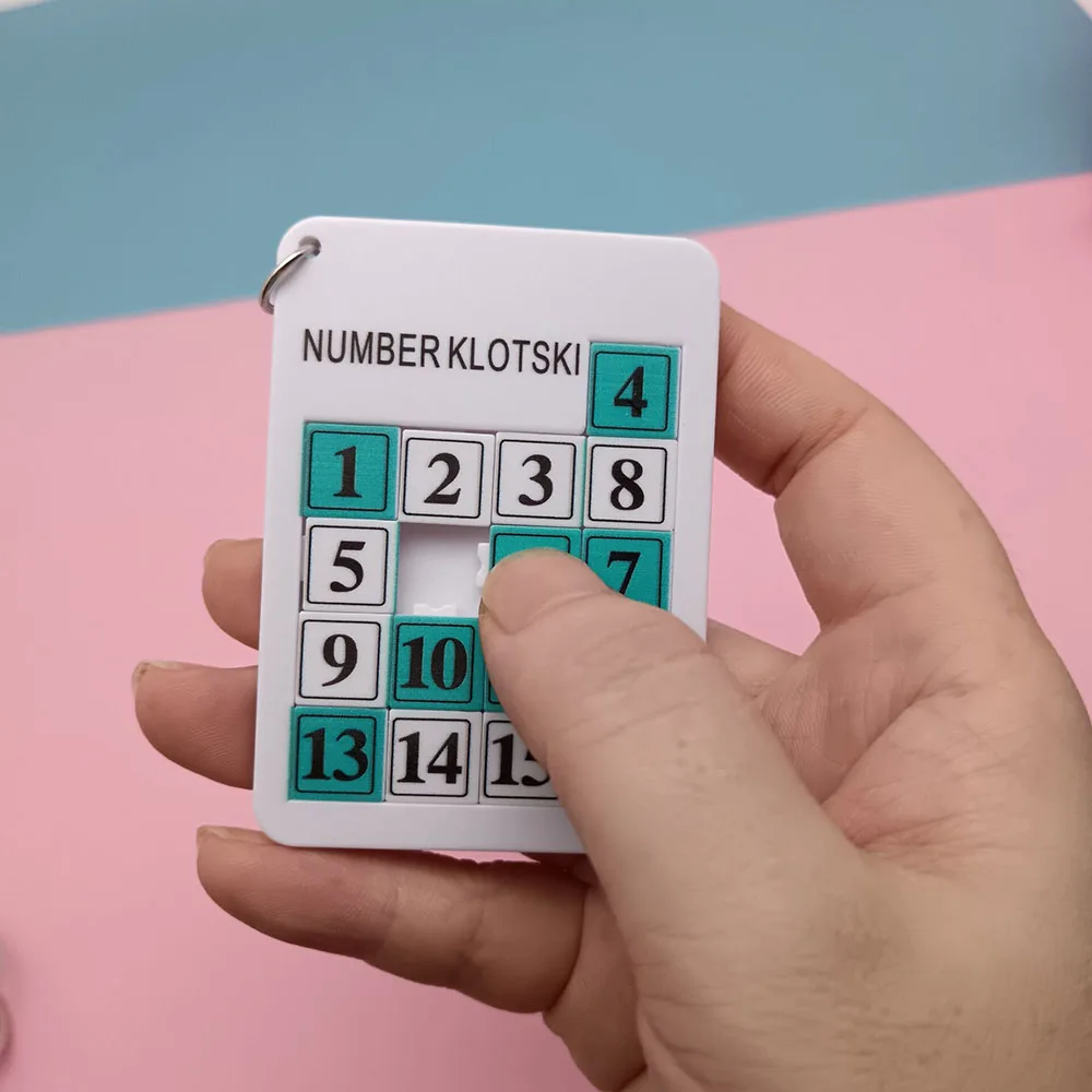 Брелок с цифрами Klotski Pop фиджет Спиннер Головоломка: игрушка для снятия стресса