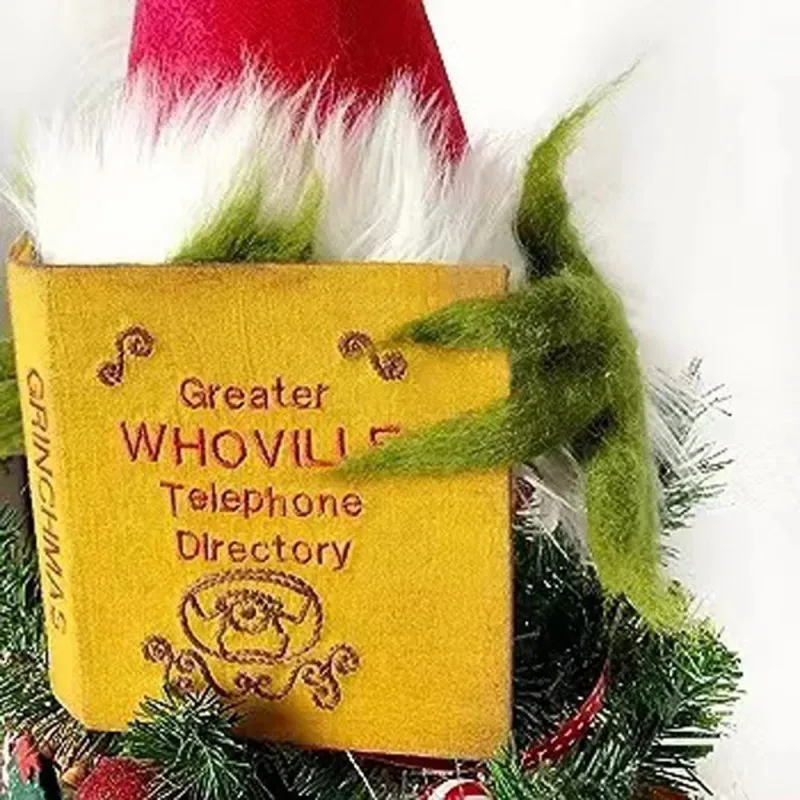 Рождественская лесная кукольная шляпа забавная рождественская елка Grinch