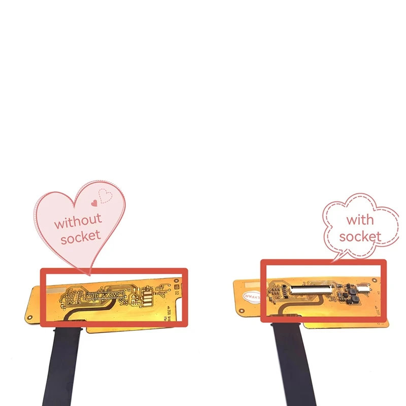 1Pcs LCD Hinge Rorate Cable FPC Repair Parts For Nikon D500 Flex SLR Camera Part