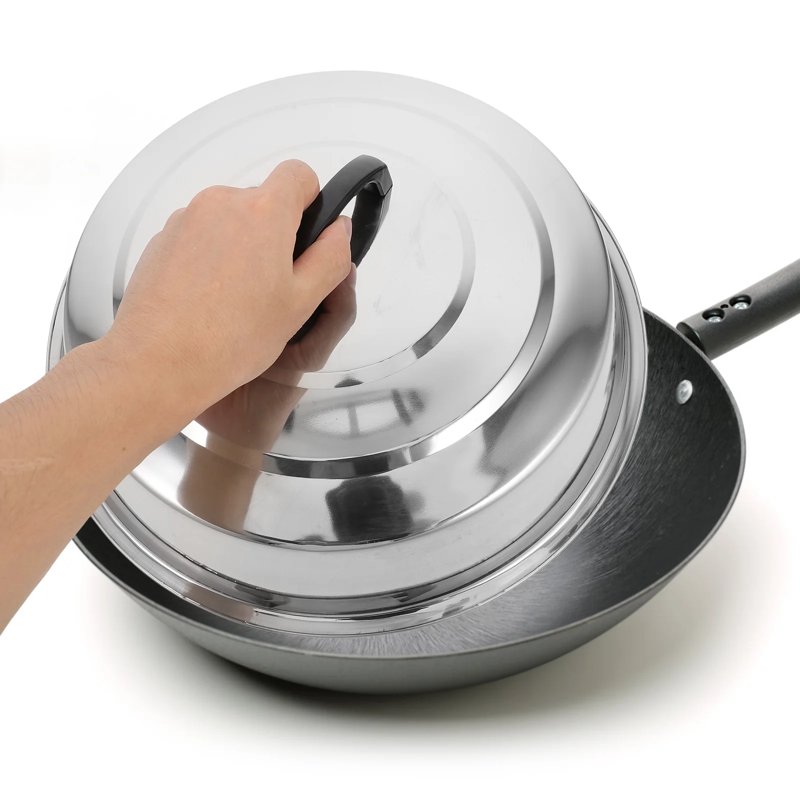 2 шт. крышка вока сковороды купол для плавления сыра универсальная сковорода