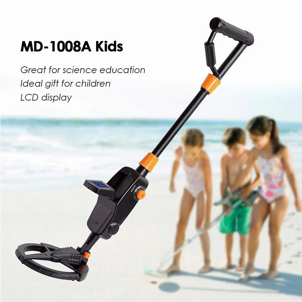 

Metal Detector LCD Display Adjustable Shaft Search Gold Underground Depth Treasure Detector Finder Pinpointer Detecting for Kid