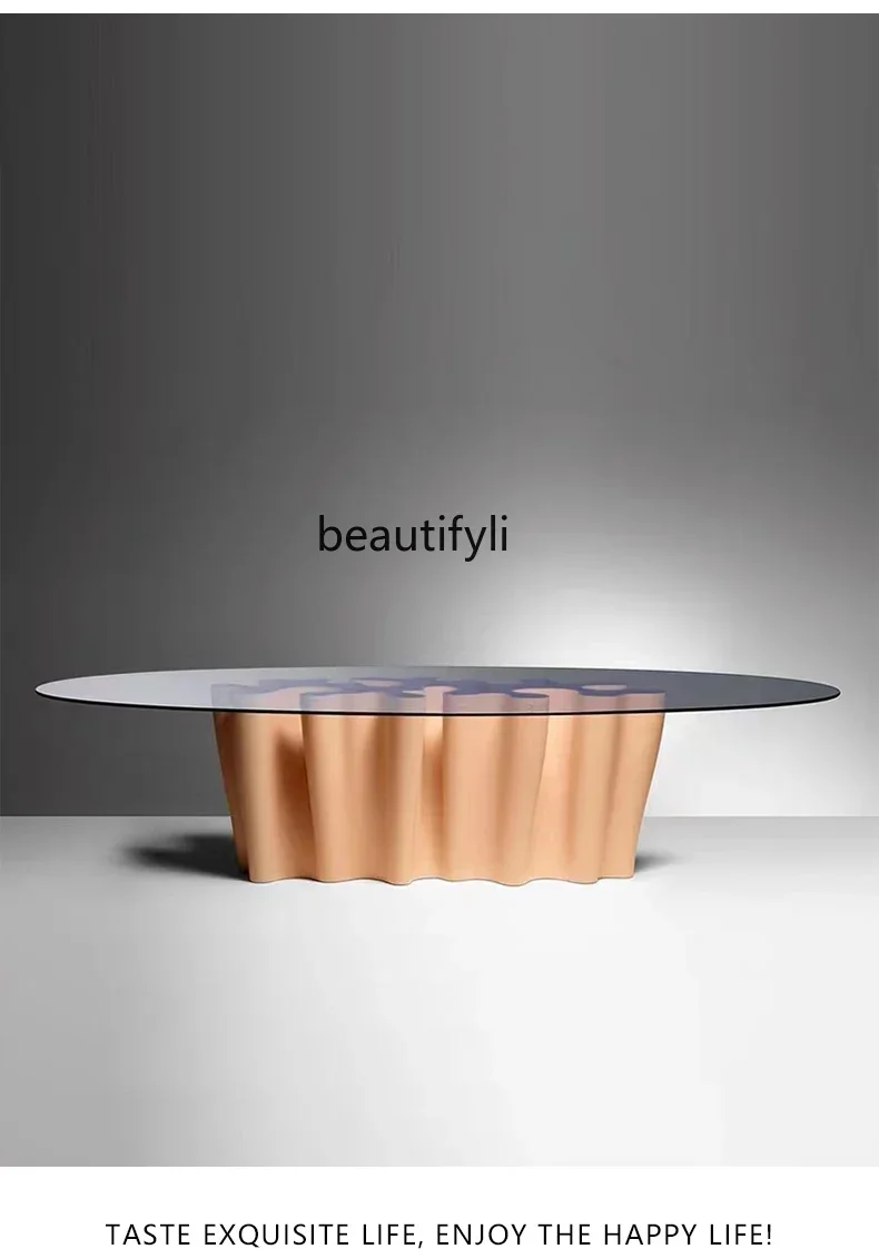 Новые поступления скандинавский креативный дизайнерский обеденный стол HAILANG для