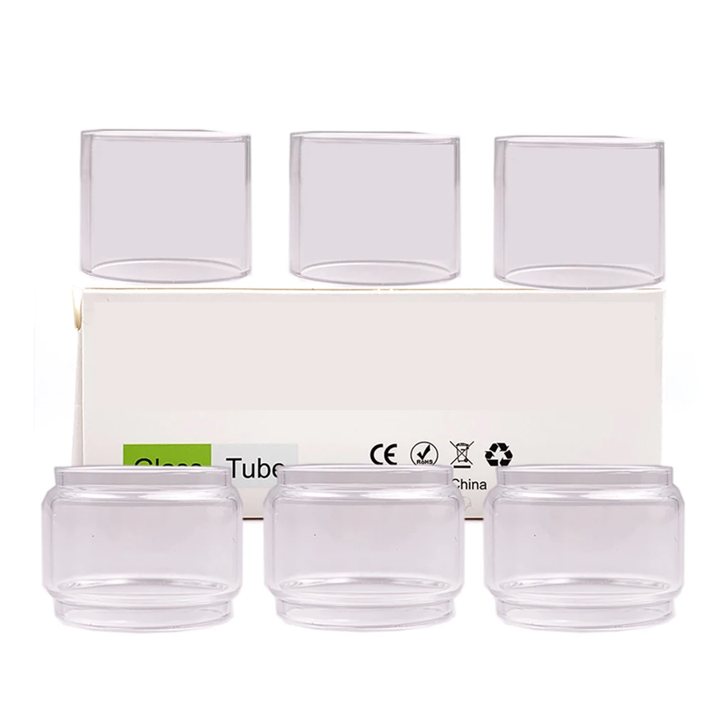 

3pcs/box Replacement Pyrex Glass Tube For ZEUS X Mesh ZEUS SUB ohm Tank