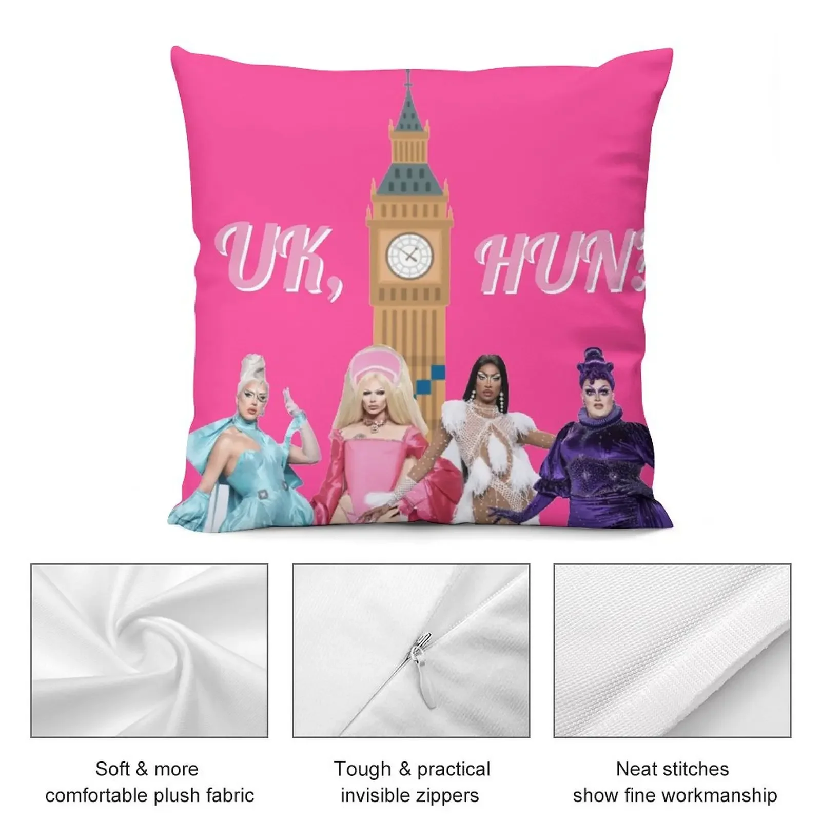 Великобритания Hun RuPauls Drag Race UK United Kingdolls Декоративная подушка Новогодняя осенняя