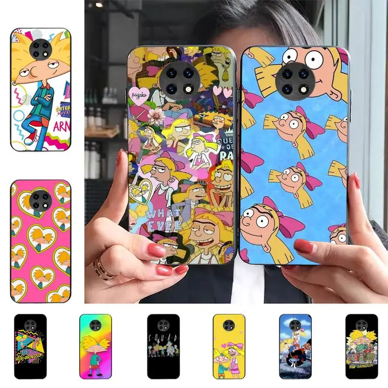 

Hey Arnolds Cartoon Phone Case for Samsung S20 lite S21 S10 S9 plus for Redmi Note8 9pro for Huawei Y6 cover