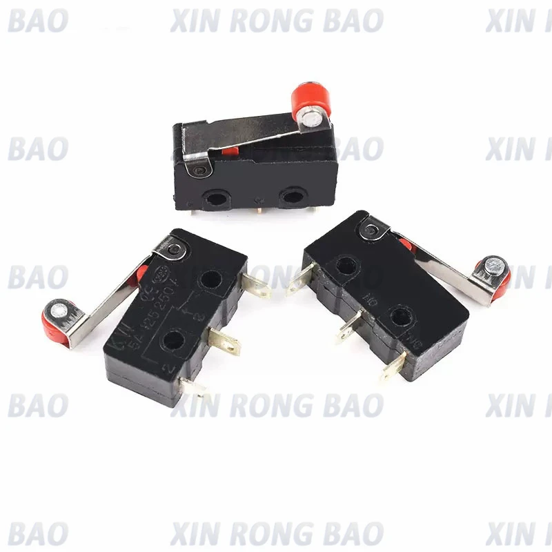 

10pcs New Micro Roller Lever Arm Normally Open Close Limit Switch KW12-3 KW11-N
