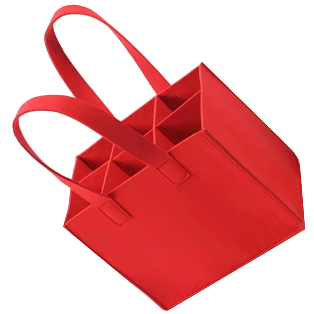 

Bag Bottle Carrier Tote Beer Gift Bags Insulated Cooler Travelchristmas Carrying Champagne Storageholder Water Pouches Box