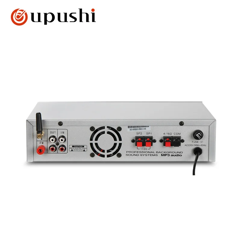 Фото Oupushi H-50UZ трансляционный усилитель постоянного напряжения 50 Вт Bluetooth двухзонный фоновый музыкальный потолочный динамик усилитель №3