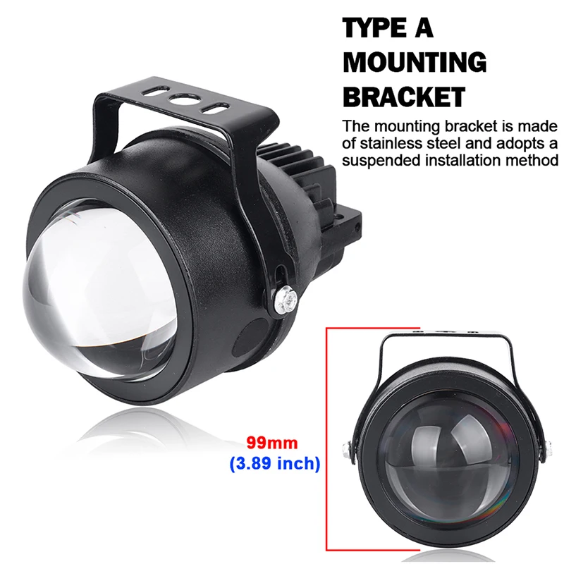 Универсальные Противотуманные фары 3 0 Bi-led линзы проектора 90 Вт 6000 лм