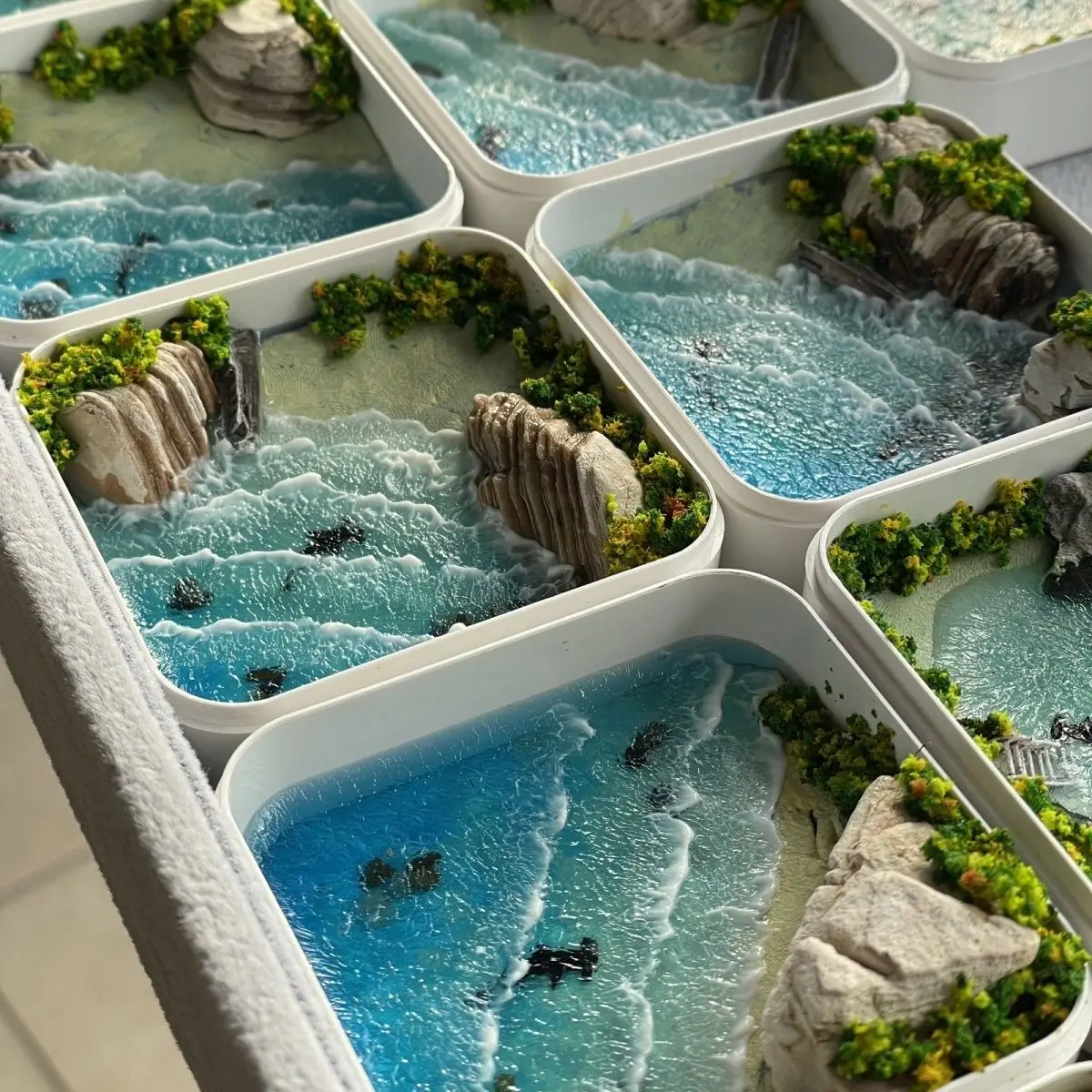 Новая модель Морского Пейзажа ручной работы домашняя микроландшафта крафтовое