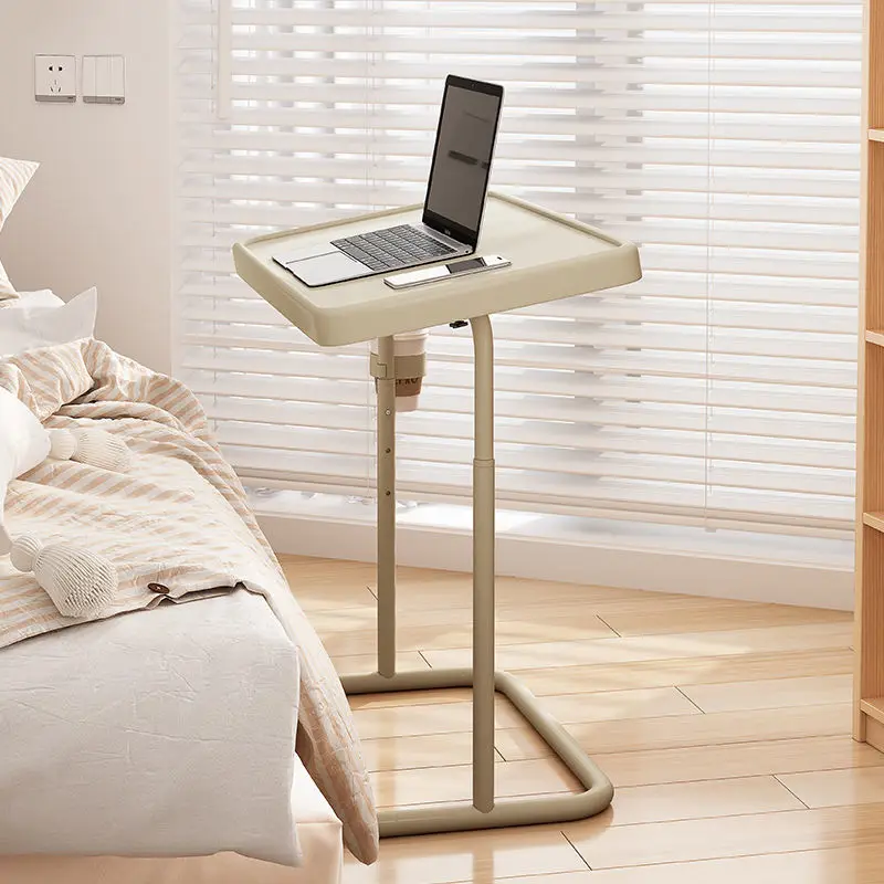 

Movable Bedside Table Height-adjustable Magnet Design Bedroom Portable Desk Simpple Design