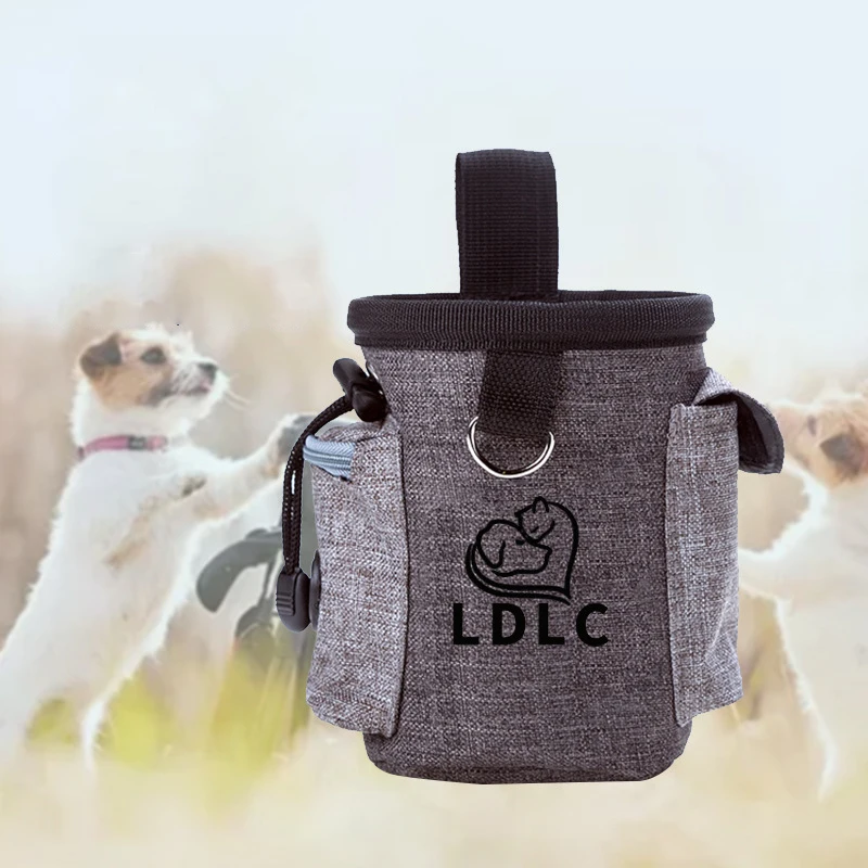 Portable Dog Training Treat Bag Puppy Snack Reward Waist Bag With Belt Pet Feed Pocket Walking Snack Pouch Dog Training Supplies