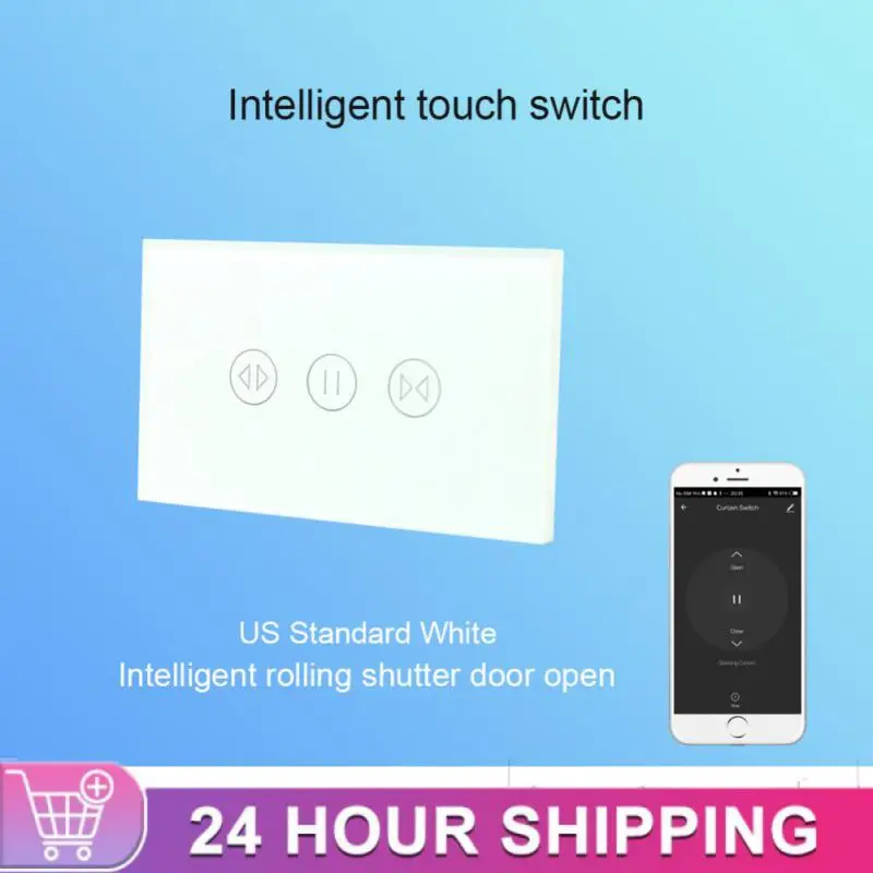 

3/5/8PCS Remotely Controlled Touch Roller Shutter Switch For Alexa And Google Home Smart Switch 220v Wifi Switch Tuya Smart Home