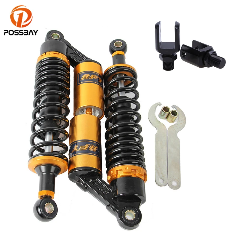

POSSBAY 320mm 340mm Motorcycle Rear Air Shock Absorbers Suspension Motorbike Accessories for Honda Yamaha Suzuki Scooter