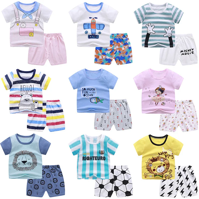 

Kids Suit Casual Sports Boys T-Shirt + Shorts Set Toddler Clothing Baby Boy Clothes Boys Kids Girls Clothing Mom Kids T Shirts
