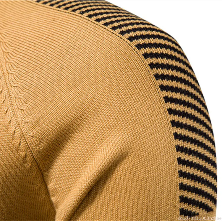 Knitted Sweater Men's Spring and Autumn New Style Sweater Men's Round Neck Pullover Trend Casual Men's Top  Man Clothes